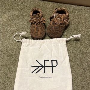 Freshly Picked Leopard Baby Moccasins